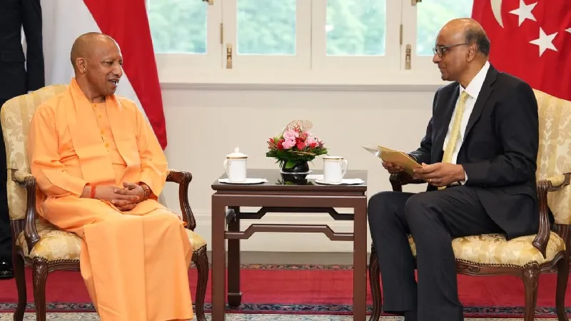 सिंगापुर में गरजा यूपी मॉडल, सैट्स के सीईओ ने CM योगी की जमकर सराहना की; कहा- राज्य में खुल गए निवेश के द्वार