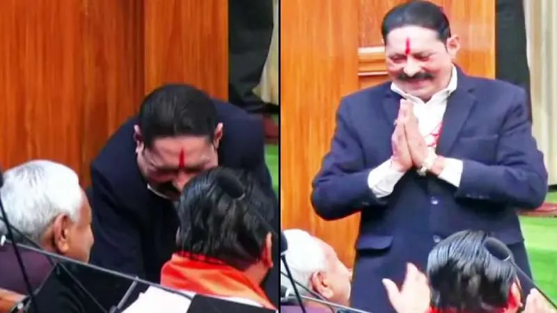 अनंत सिंह ने बिहार विधानसभा में ली विधायक पद की शपथ, नीतीश कुमार का छूकर लिया आशीर्वाद