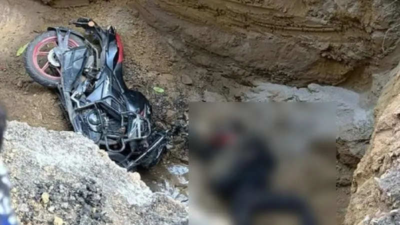नोएडा के बाद अब दिल्ली में भी सिस्टम की लापरवाही, गड्ढे में गिरकर बाइक सवार की मौत