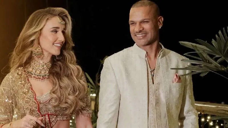 दूसरी बार दूल्हा बनेंगे शिखर धवन, गर्लफ्रेंड सोफी शाइन संग शेयर कीं संगीत की तस्वीरें