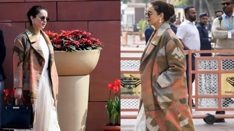 पार्लियामेंट में कंगना रनौत का ‘हिमाचली स्वैग’… संसद में पहनकर पहुंची ऐसा कोट, जो बन गया वोकल फॉर वोकल की मिसाल