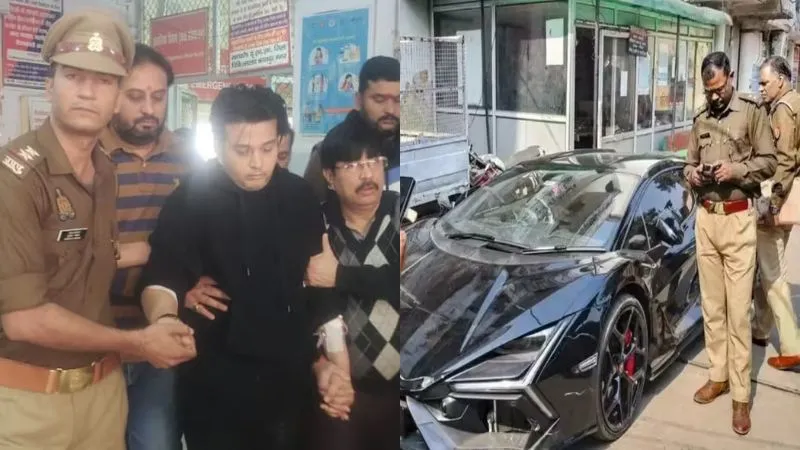 कानपुर लेम्बोर्गिनी केस: तंबाकू कारोबारी के बेटे शिवम मिश्रा पर बड़ा एक्शन, पुलिस ने किया अरेस्ट