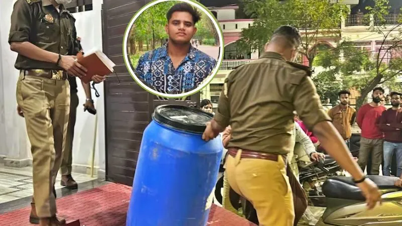 नीले ड्रम में धड़, सूटकेस में भरा सिर... लखनऊ में बेटे ने किया कारोबारी पिता का कत्ल, वजह जानकर पुलिस भी सन्न