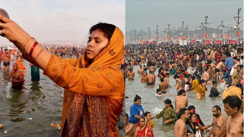 पुण्य की डुबकी, आस्था का सैलाब.., माघी पूर्णिमा पर वाराणसी और प्रयागराज के घाटों पर उमड़ी श्रद्धालुओं की भीड़