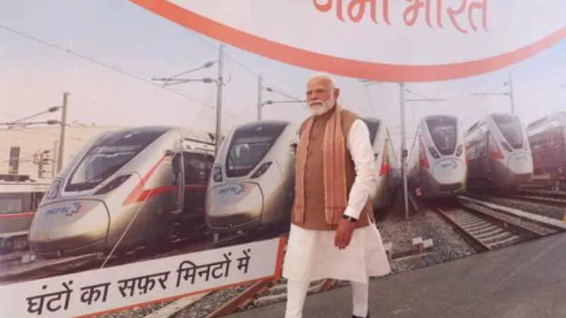 दिल्ली-गाजियाबाद-मेरठ नमो भारत कॉरिडोर पर पहले पूर्ण संचालन दिवस में 1 लाख से अधिक यात्रियों का रिकॉर्ड सफर