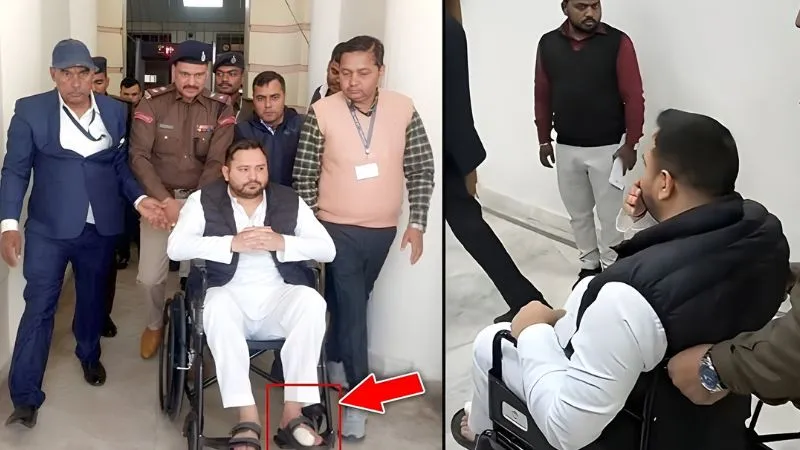 तेजस्वी यादव को आखिर क्या हुआ? व्हीलचेयर पर विधानसभा पहुंचे, स्वास्थ्य को लेकर लगने लगे तमाम कयास