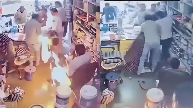 उधार न मिलने पर भड़का शख्स. दुकान के अंदर फेंका पेट्रोल बम, जानें सोशल मीडिया पर वायरल वीडियो की सच्चाई