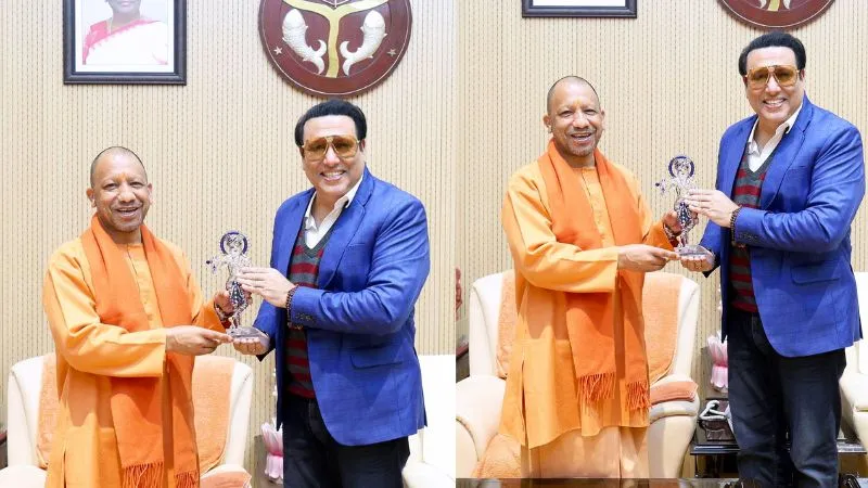 CM योगी आदित्यनाथ से मिले अभिनेता गोविंदा, तोहफे में दी भगवान कृष्ण की मूर्ति