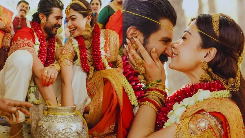 Rashmika-Vijay Wedding: पवित्र बंधन में बंधे विजय देवरकोंडा-रश्मिका मंदाना, मिनटों में वायरल हो गईं शादी की तस्वीरें