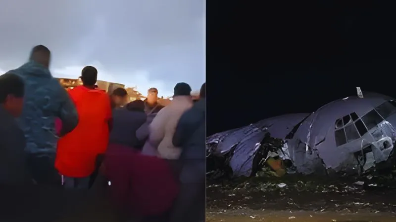 नोटों से भरा प्लेन हाईवे पर हो गया क्रैश, लोगों में नोट बटोरने की मची लूट, Video हो गया Viral