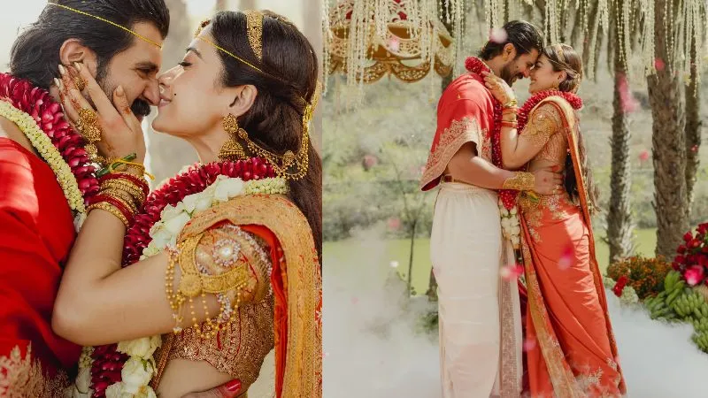 रश्मिका मंदाना और विजय देवरकोंडा की शादी की पहली तस्वीरें वायरल, सितारों ने दी ढेरों शुभकामनाएं