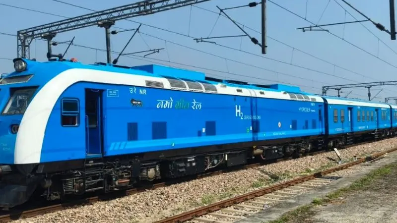 हरियाणा में हाइड्रोजन ट्रेन ने भरी हुंकार, बिना डीजल-बिजली के दौड़ी ट्रेन, ट्रायल शुरू