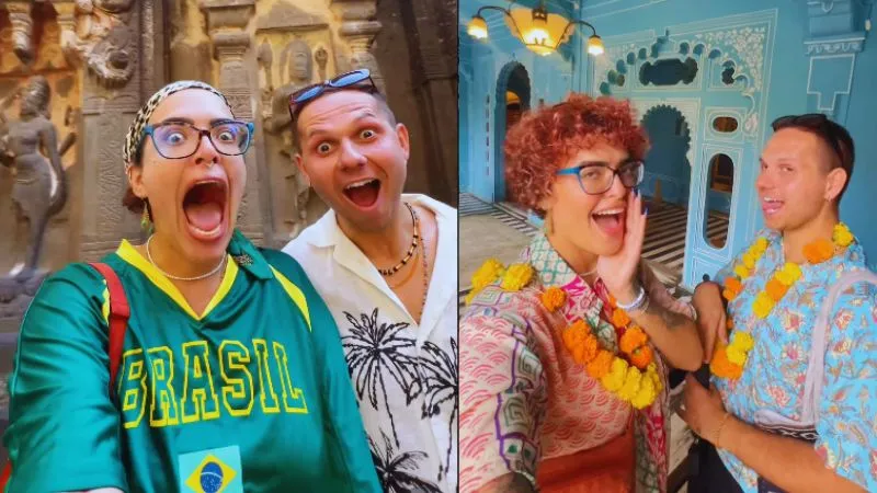 भारत की इमेज बिगाड़ने वालों को इस विदेशी कपल ने दिया करारा जवाब, गिना डाले ऐसे प्वाइंटस, VIRAL हुआ VIDEO