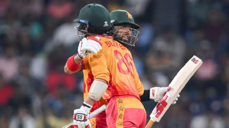 जिम्बाब्वे का धमाका, श्रीलंका को 6 विकेट से हराकर सुपर-8 में जोरदार एंट्री