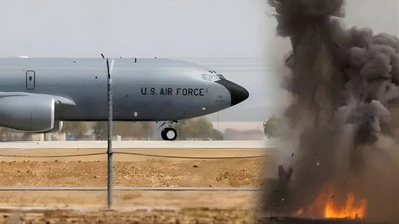 ईरान युद्ध के बीच अमेरिका का फाइटर जेट इराक में क्रैश, हवा में कर रहा था रिफ्यूलिंग; 5 लोग थे सवार