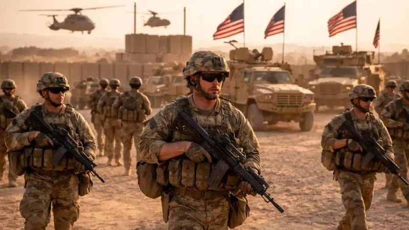 बस एक आदेश… और टूट पड़ेंगे 50,000 हजार सैनिक! ईरान के चारों तरफ अमेरिका ने बिछाया मौत का जाल!