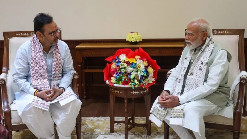 नई दिल्ली में पीएम नरेंद्र मोदी से मिले राजस्थान के सीएम भजनलाल शर्मा, विकास योजनाओं पर हुई चर्चा