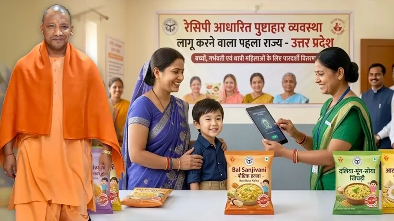 योगी सरकार का बड़ा फैसला, आंगनबाड़ी में बच्चों और गर्भवती महिलाओं को मिलेगा 'रेसिपी आधारित' खास खाना; 301 करोड़ रुपये के फंड को मंजूरी