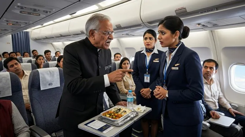 जज साहब की थाली में निकला ‘फंगस’, Air India के क्रू पर भड़के न्यायमूर्ति, फ्लाइट में ही शुरू हो गया हाई वोल्टेज ड्रामा