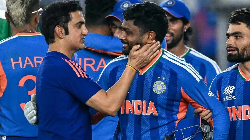 संजू सैमसन की 97 रन की पारी बनी टर्निंग पॉइंट, कोच गौतम गंभीर हुए भावुक