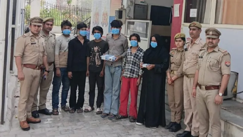 गाजियाबाद पुलिस की बड़ी कार्रवाई, देश विरोधी गतिविधियों में शामिल 6 लोग पकड़े गए