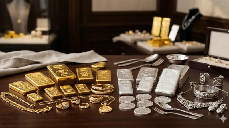 सोने-चांदी की कीमतों में बड़ी गिरावट...40 साल का रिकॉर्ड टूटा, जानिए आज के ताजा भाव