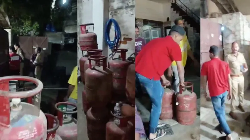 CM योगी के निर्देश के बाद UP में जमाखोरों सख्त एक्शन, हापुड़ में सपा नेता अब्दुल रहमान के घर से 55 भरे सिलेंडर जब्त