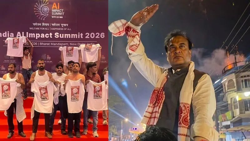 'इतने ही बब्बर शेर हैं तो हॉर्मुज से टैंकर ले लाएं', यूथ कांग्रेस के शर्टलेस प्रदर्शन पर CM सरमा की राहुल गांधी को चुनौती