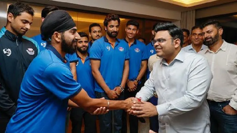 रणजी ट्रॉफी में जम्मू-कश्मीर की ऐतिहासिक जीत, आईसीसी अध्यक्ष जय शाह ने की खिलाड़ियों से मुलाकात