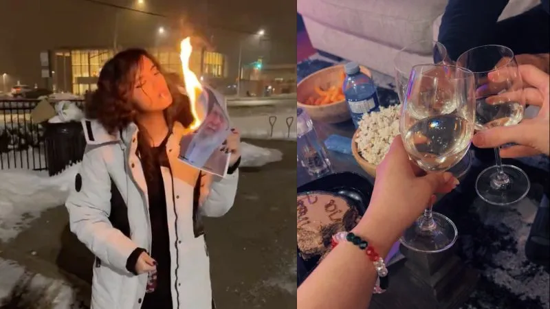 खामेनेई की फोटो पर सिगरेट सुलगाने वाली महिलाओं ने किया ‘चीयर्स’, दो तस्वीरें जो ईरान में दे रही नई ‘आजादी’ का संकेत