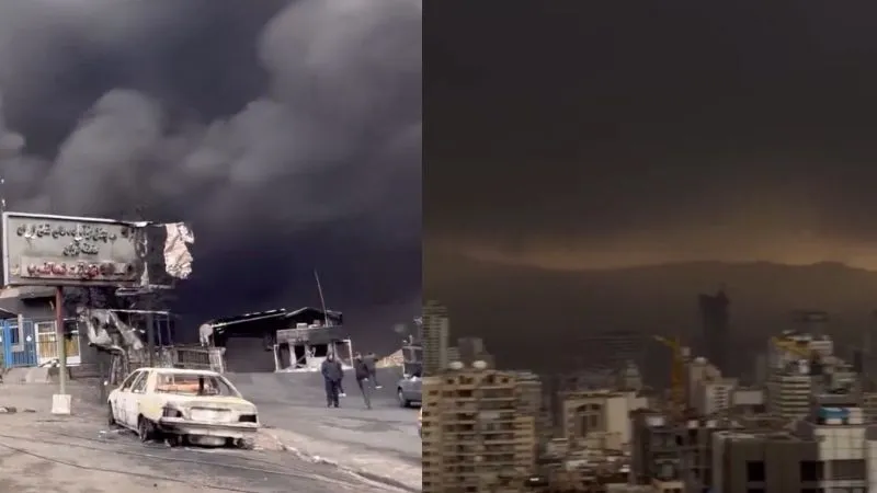 24 घंटे में ईरान के 400 से ज्यादा ठिकानों पर एयर स्ट्राइक, तेल भंडार पर गिराई मिसाइलें, धुआं-धुआं तेहरान