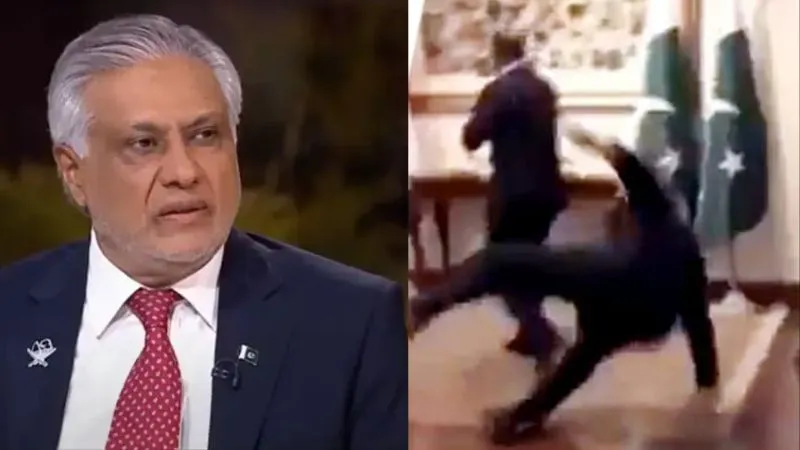मिस्त्र के विदेश मंत्री का वेलकम करते हुए औंधे मुंह गिरे पाक के डिप्टी PM, टूटा कंधा, हुआ बुरा हश्र, देखें Video