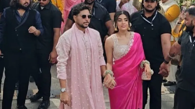 कुलदीप यादव-वंशिका चड्ढा की आज शादी, संगीत में रैना-चहल ने लगाए ठुमके