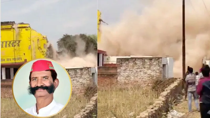 प्रयागराज कोल्ड स्टोरेज हादसे पर बड़ा एक्शन, हिरासत में सपा नेता अंसार अहमद, हादसे का Live वीडियो आया सामने