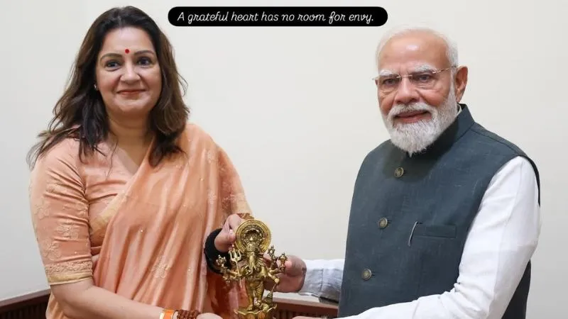 ‘बेहद खास और यादगार…’ कुछ इस तरह राज्यसभा से विदा हुईं उद्धव गुट की सांसद, PM मोदी के साथ शेयर की खास तस्वीर