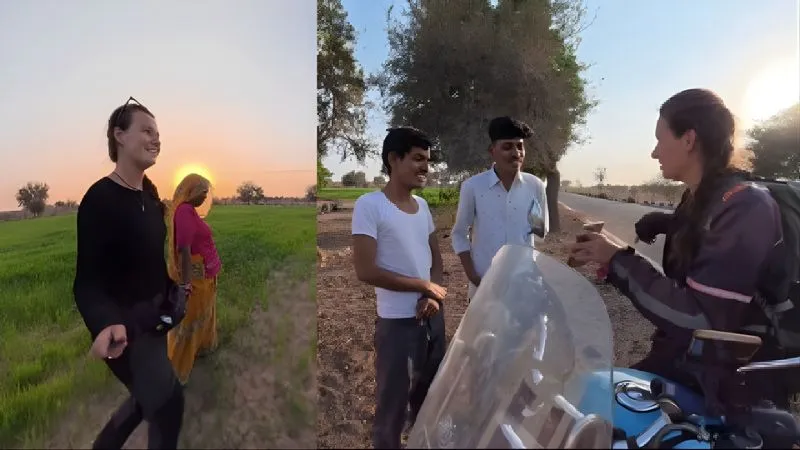 जब गांव की मां ने थामा हाथ… विदेशी महिला को मिला ऐसा प्यार, इंटरनेट पर छा गया वीडियो