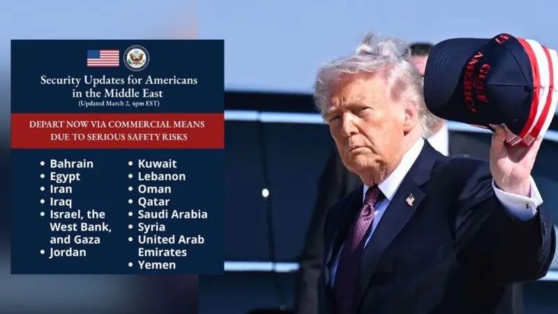 भीषण जंग की आशंका बढ़ी, अमेरिका ने अपने नागरिकों को 12 मिडिल ईस्ट देशों को निकलने को कहा
