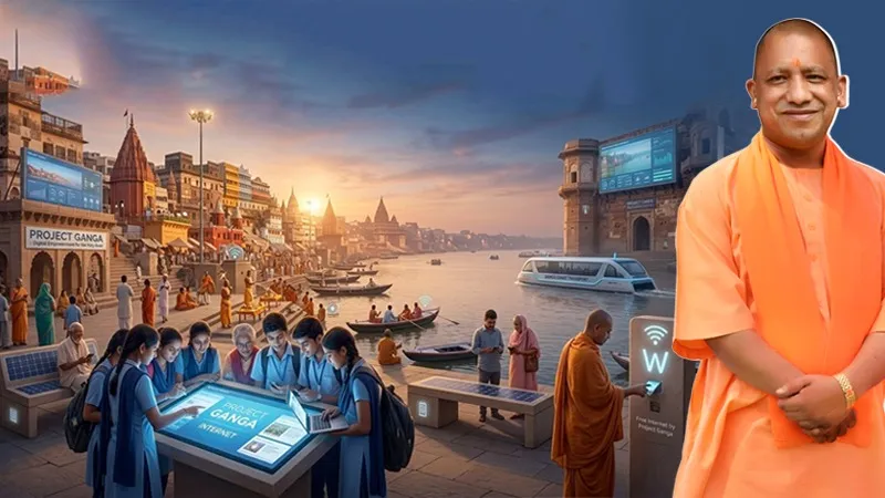 योगी सरकार की कोशिशों का असर... प्रोजेक्ट गंगा से बढ़ेंगे रोजगार के अवसर, गांव-गांव पहुंचेगा हाई-स्पीड इंटरनेट