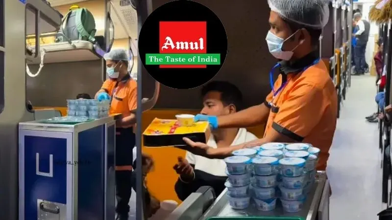 वंदे भारत में खराब Amul दही मिलने पर रेलवे का कड़ा एक्शन, IRCTC और कैटरिंग कंपनी पर 50 लाख का जुर्माना, अमूल को नोटिस