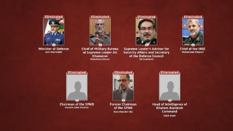 इज़रायल ने चुन-चुनकर ईरान के टॉप कमांडर्स को किया ढेर, लिस्ट की जारी, IRGC में मोसाद की घुसपैठ से हड़कंप!