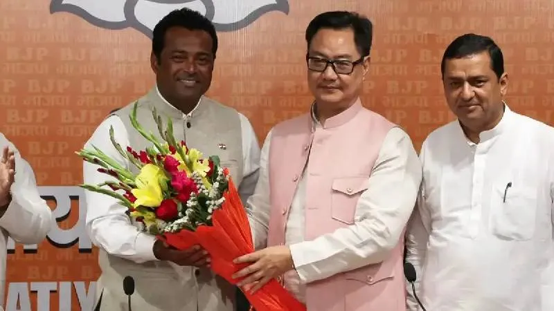 बंगाल चुनाव से पहले भाजपा में शामिल हुए लिएंडर पेस, TMC को लगा झटका