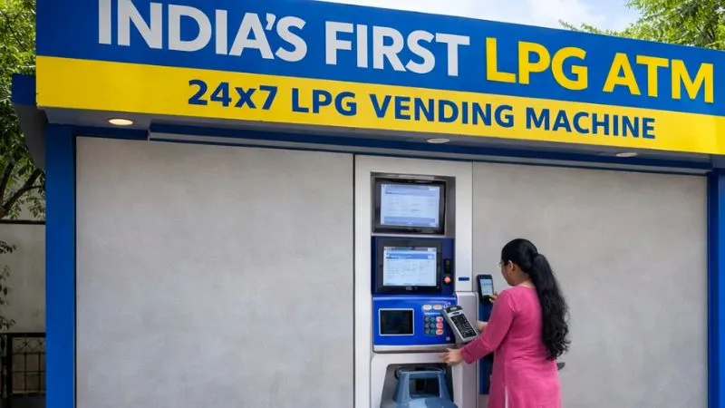 गुरुग्राम में LPG ATM की शुरुआत, अब 2-3 मिनट में मिलेगा भरा सिलेंडर