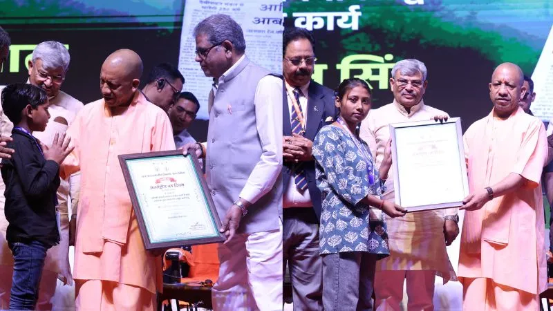 तेंदुए से भिड़ गए UP के ये ‘बहादुर’ बच्चे, CM Yogi ने अच्छे लाल और तनु सिंह की वीरता को किया सम्मानित