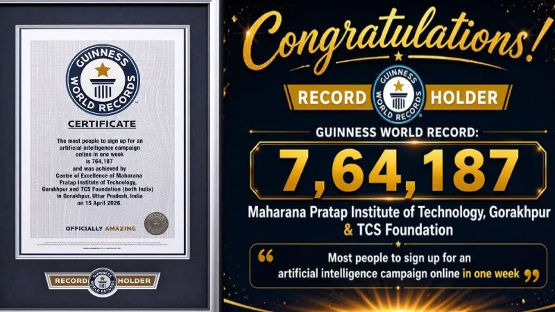 सीएम योगी के मार्गदर्शन में रची गई ‘एआई फॉर ऑल’ अवेयरनेस प्रोग्राम की रूपरेखा, 764187 ऑनलाइन पंजीकरण का विश्व कीर्तिमान