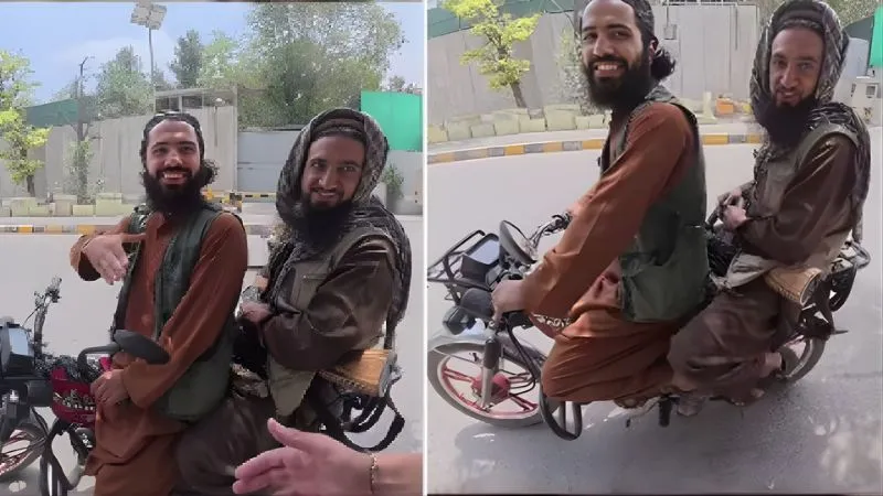 बाइक टैक्सी आई तो उड़ गए होश, AK-47 लेकर पहुंचा राइडर; वीडियो देख लोग बोले- फुल सिक्योरिटी