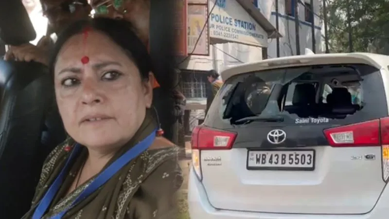 आसनसोल में मतदान के दौरान भाजपा उम्मीदवार अग्निमित्रा पॉल की कार पर हमला, बीजेपी नेता बोली- मुसलमान टीएमसी की निजी संपत्ति नहीं