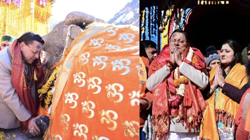 केदारनाथ कपाट खुलते ही भक्तों की भीड़ उमड़ी... CM धामी ने प्रधानमंत्री मोदी के नाम से की पहली पूजा, बोले- सबके सुख, समृद्धि की कामना की