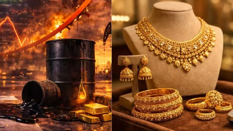 मिडिल ईस्ट संकट का असर- तेल मंहगा, पर सोने की कीमतों में आई भारी गिरावट, जानें आज के ताजा भाव