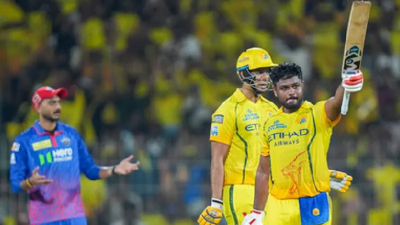 IPL 2026: संजू सैमसन के तूफानी शतक से CSK का धमाका, दिल्ली को मिला 213 रन का लक्ष्य