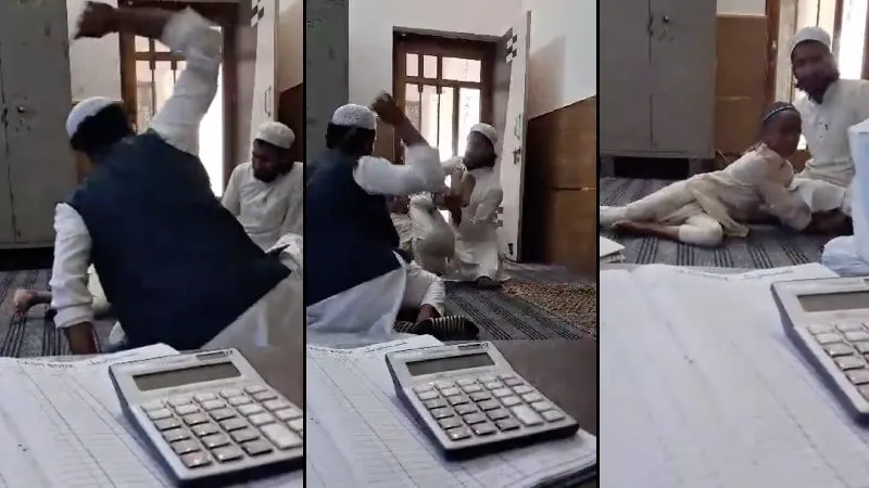 एक ने पकड़ा पैर, दूसरे ने बच्चे पर बरसाए ताबड़तोड़ डंडे, सोशल मीडिया पर वायरल हुए मौलानाओं की क्रूरता का वीडियो, दो आरोपी गिरफ्तार